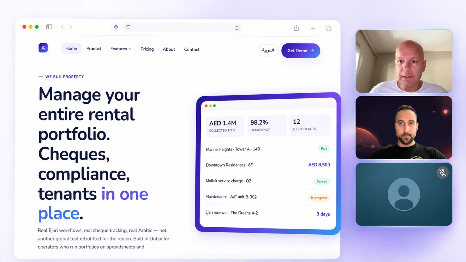 AI Website Operations Agent for a UAE PropTech SaaS