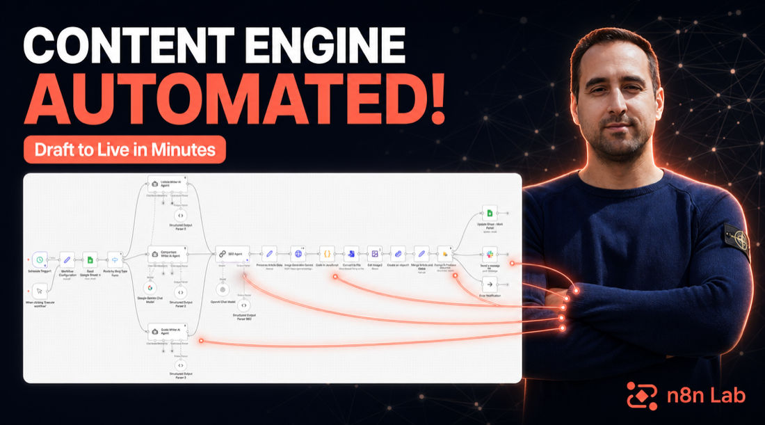 Five-agent content engine for automated blog publishing